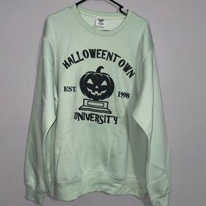 Halloween Town University Mint Graphic Sweatshirt XL BNWT